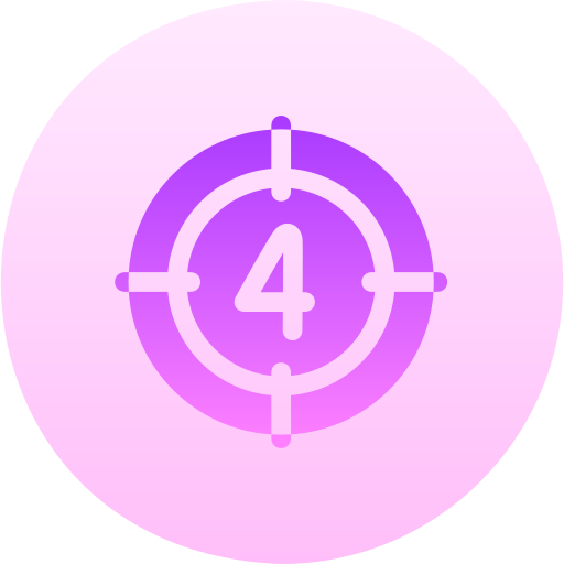 countdown Basic Gradient Circular icon