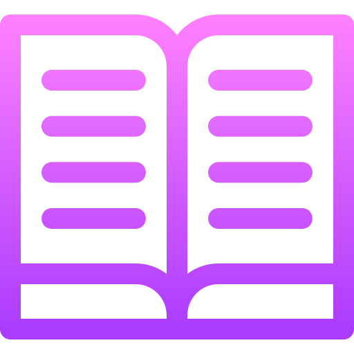 literatur Basic Gradient Lineal color icon