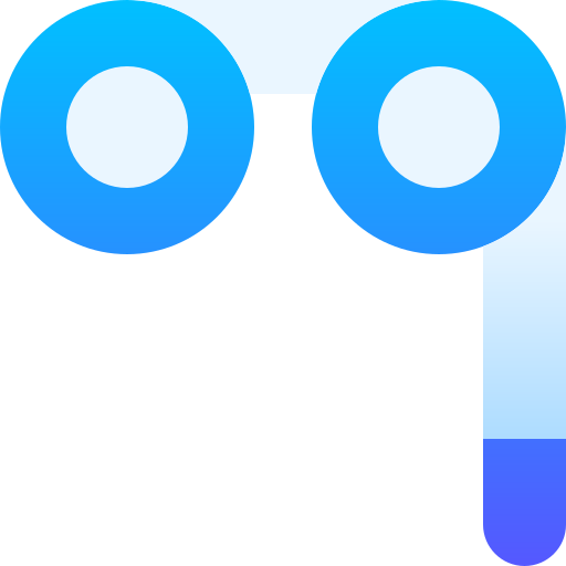 双眼鏡 Basic Gradient Gradient icon
