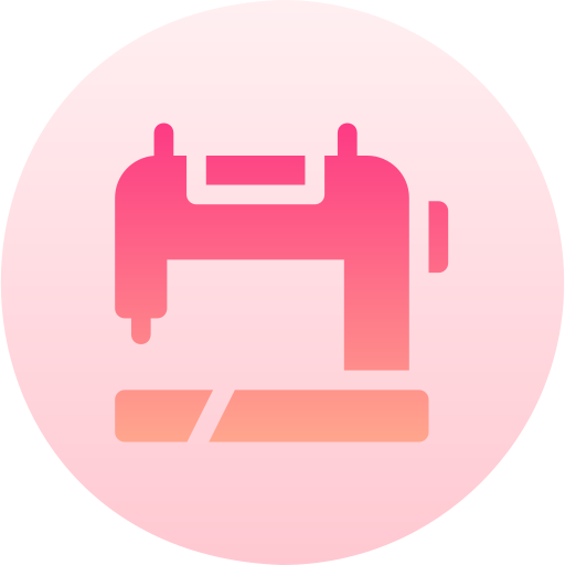 Sewing machine Basic Gradient Circular icon