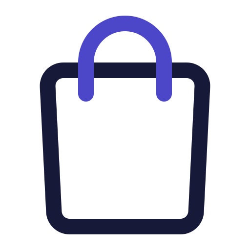 sac de courses Generic Outline Color Icône