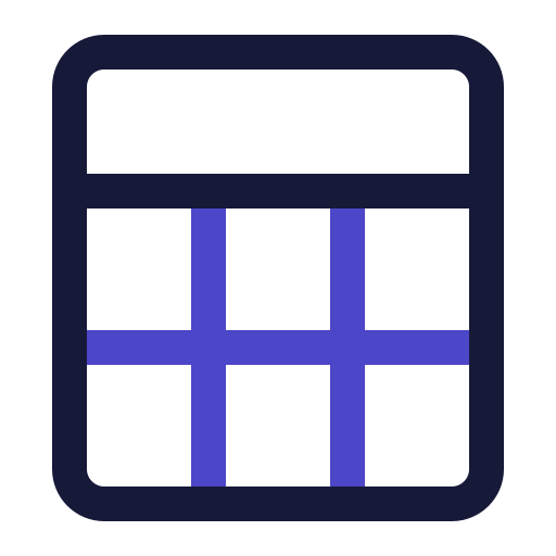 datentabelle Generic Outline Color icon