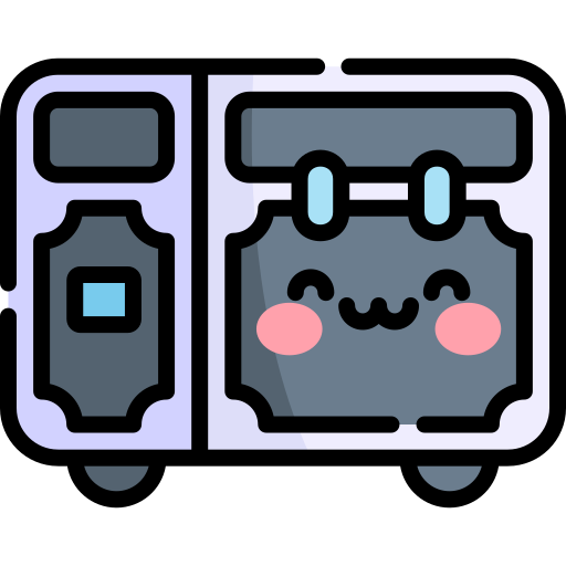 Flight case Kawaii Lineal color icon