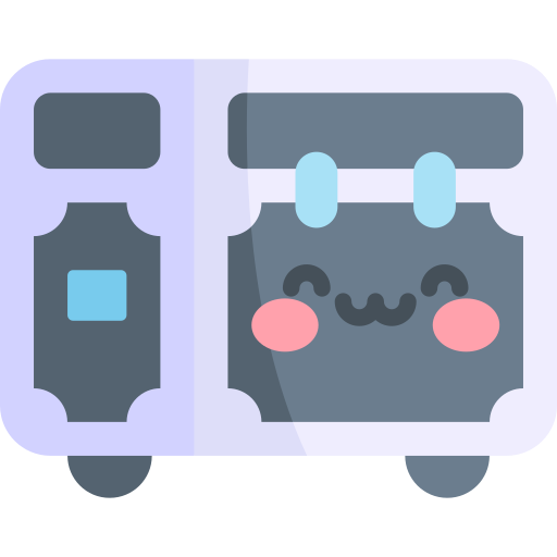 Flight case Kawaii Flat icon