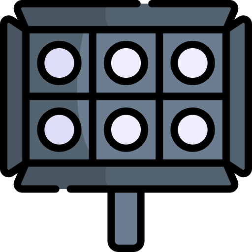 Spotlight Kawaii Lineal color icon
