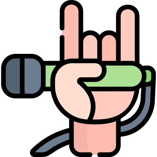 Microphone Kawaii Lineal color icon