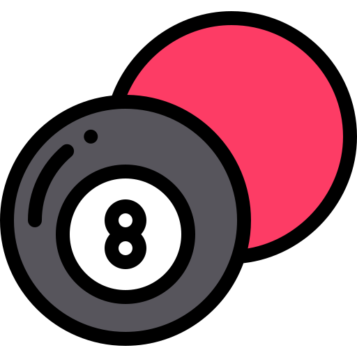 Billiard Detailed Rounded Lineal color icon