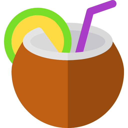 코코넛 Basic Rounded Flat icon