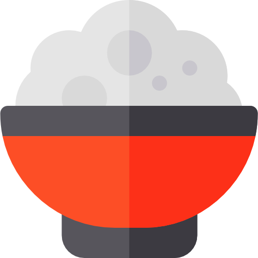 ryż Basic Rounded Flat ikona