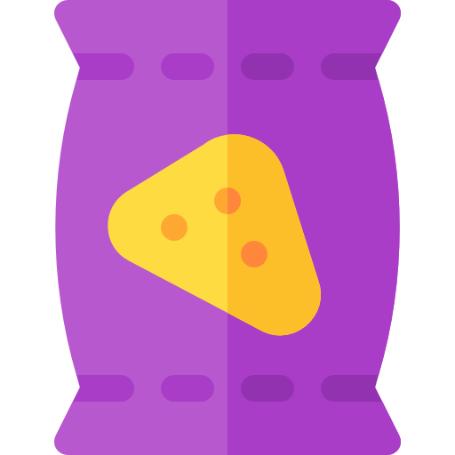Chips Basic Rounded Flat icon