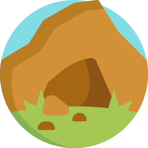 cueva Detailed Flat Circular Flat icono