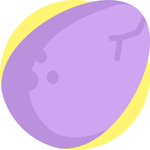Яйцо Detailed Flat Circular Flat иконка