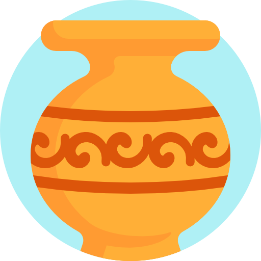 Vase Detailed Flat Circular Flat icon