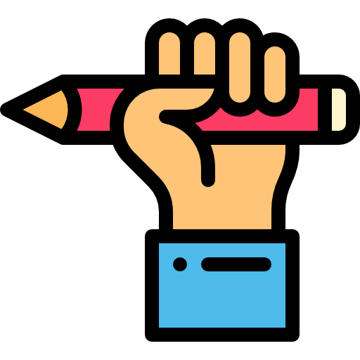 Pencil Detailed Rounded Lineal color icon