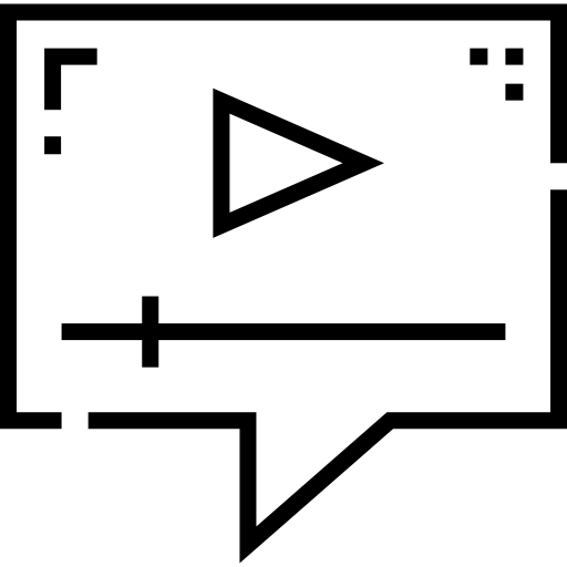 videoplayer Detailed Straight Lineal icon