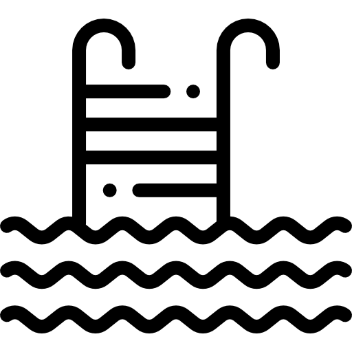 スイミングプール Detailed Rounded Lineal icon