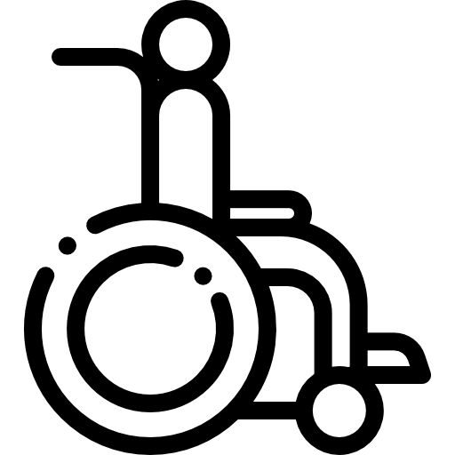 gehandicapt Detailed Rounded Lineal icoon