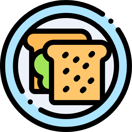 Breakfast Detailed Rounded Lineal color icon