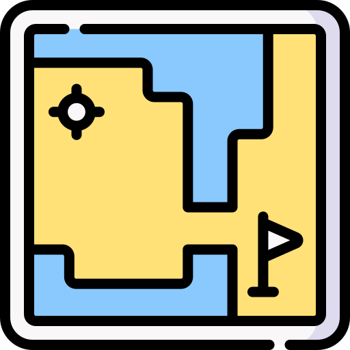 ゲームマップ Special Lineal color icon