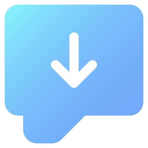 Chat Generic Flat Gradient icon