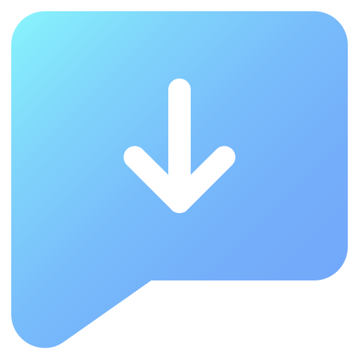 チャット Generic Flat Gradient icon