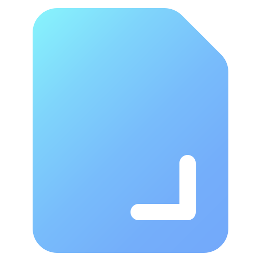 파일 Generic Flat Gradient icon