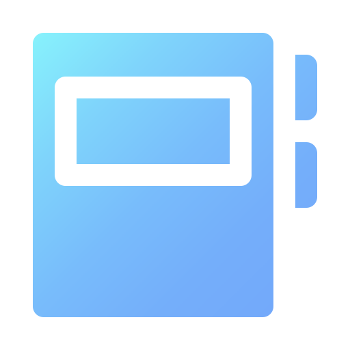 libro Generic Flat Gradient icono