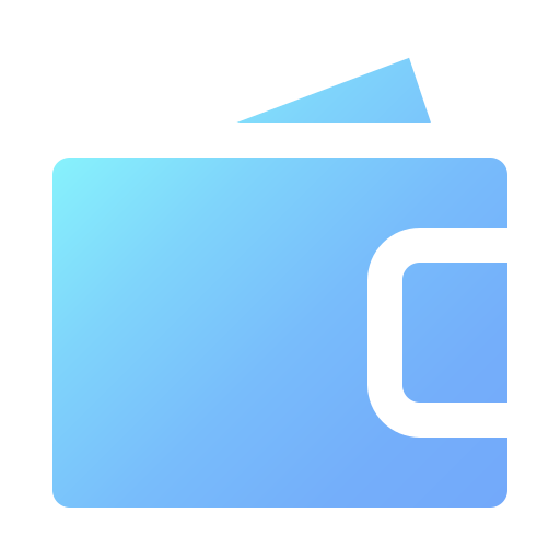 지갑 Generic Flat Gradient icon