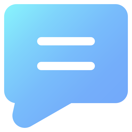 chatten Generic Flat Gradient icoon