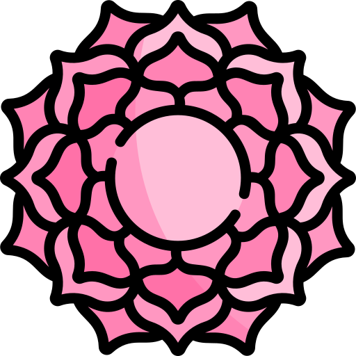 sahasrara Kawaii Lineal color icono