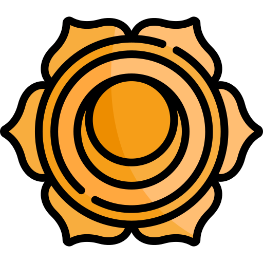 svadhisthana Kawaii Lineal color ikona