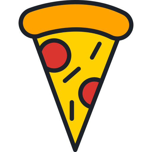 fetta di pizza Generic Outline Color icona