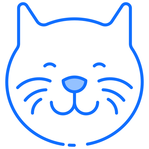 gato Generic Blue Ícone