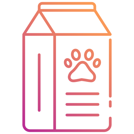 alimentos para mascotas Generic Gradient icono