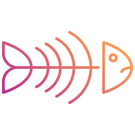 魚の骨 Generic Gradient icon