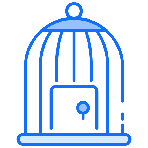 Birdcage Generic Blue icon