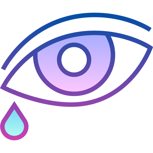 ojo Detailed bright Gradient icono