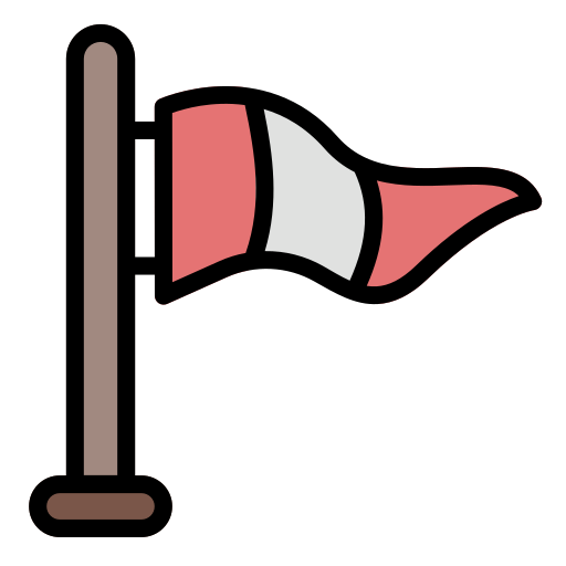 Wind direction Generic Outline Color icon
