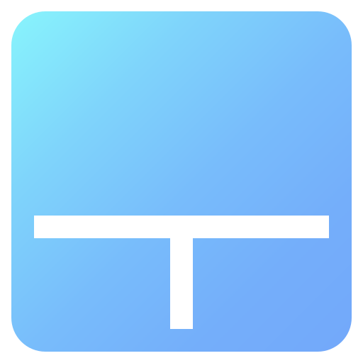trackpad Generic Flat Gradient icona