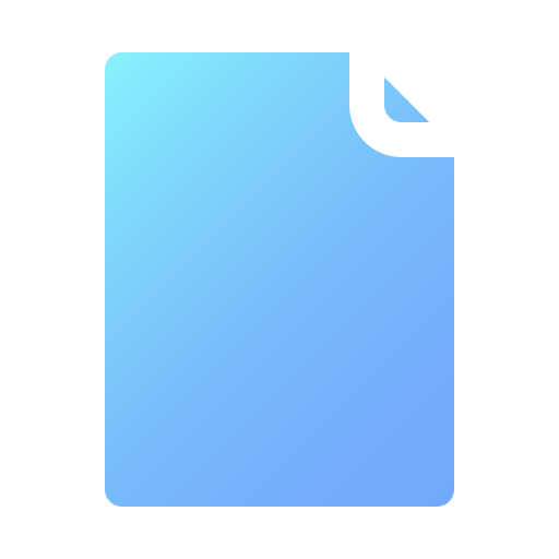 File Generic Flat Gradient icon