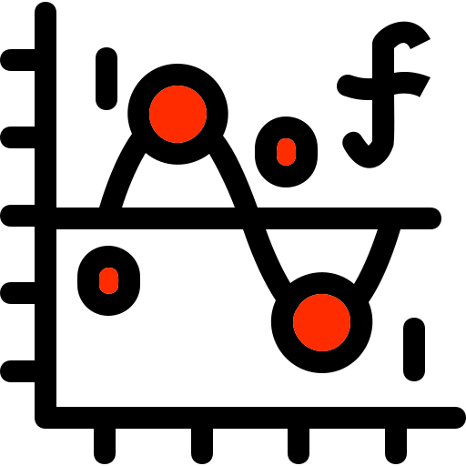 gráfico de frecuencia Generic Outline Color icono