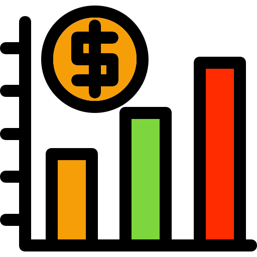 gráfico de negocios Generic Outline Color icono