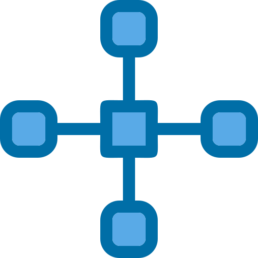 diagrama Generic Blue Ícone