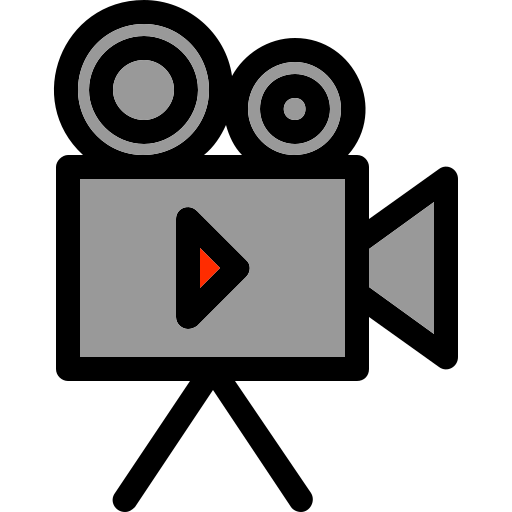 Видеокамера Generic Outline Color иконка