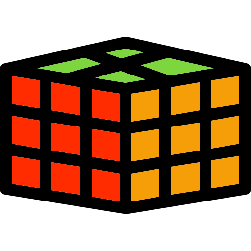 rubik Generic Outline Color icon