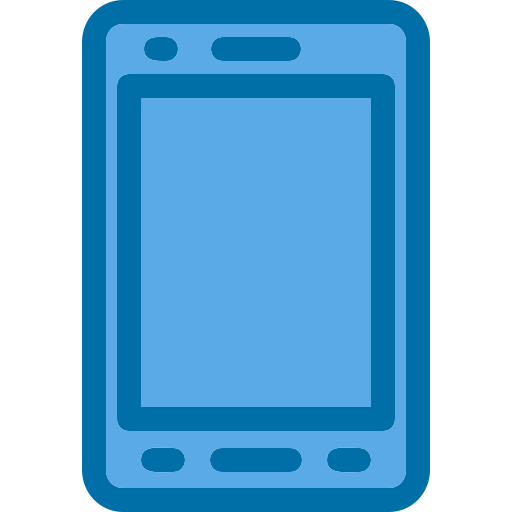 smartphone Generic Blue icoon