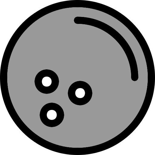 Bowling ball Generic Outline Color icon