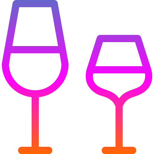 copa de vino Generic Gradient icono