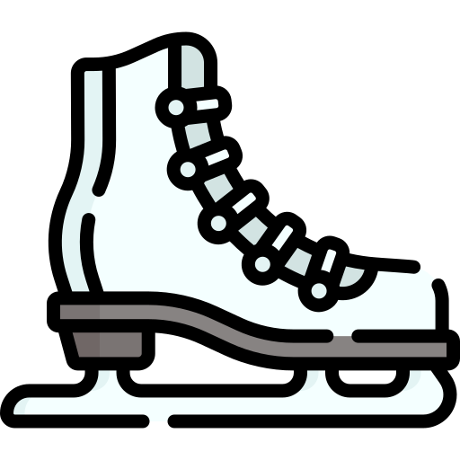 Ice skating Special Lineal color icon