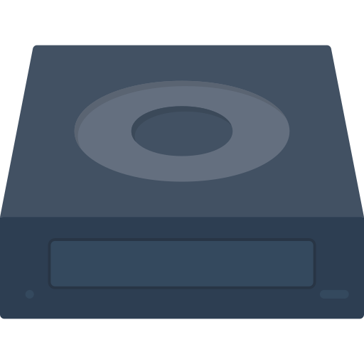 cd-rom Generic Flat icoon